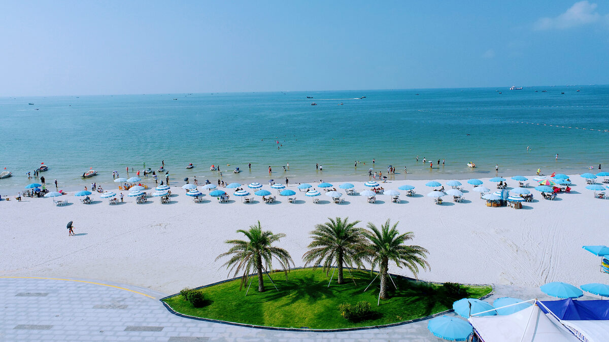 Chinesischunterricht am Meer in Beihai